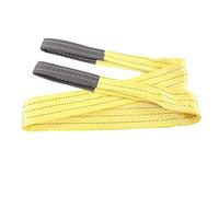 Cinta de Elevación Plana 3T con Hebilla Doble en Poliéster para Grúa Industrial - 2 Metros, 75 mm, Certificación EN14922