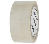 Cinta de embalaje DONAU Hot -Melt 48 mm 66 m 50 micras transparente/sobres y accesorios de envío/tipo-caucho/tipo-resistente/material-PP/caucho/color-transparente/espesor (mm)-50µm