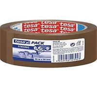 Cinta de embalaje tesapack fuerte (66 m x 50 mm) color marrón