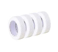 Cinta de Encaje,4 Rollos de Cinta Encaje Decorativo Encaje de Algodón Blanca Cinta de Encaje Autoadhesiva Encaje para Hacer Tarjetas Manualidades Decoración de BodasAdornos Costura 8 Yardas