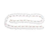 Cinta de encaje blanco rosa plush floral bordeo 3d bordado de flores artesanías de tela de borde de encaje para accesorios de vestidos nupciales decoración del hogar muñecas hilo