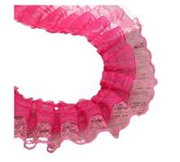 Cinta de encaje bordada, Cinta bordada de encaje poliéster/algodón, 45 mm ancho, 1-2 yardas, multicolor(Color8,1 Yards)