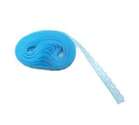 cinta de encaje bordado Cinta de encaje 10 yardas, artesanías, bordado red, adornos for bodas, tela for coser ropa, flecos for cortinas, ancho 1,5 cm para vestido de novia(Light Blue Lace)