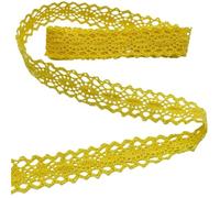 Cinta de encaje Cinta de encaje algodón tejida a ganchillo 1,2 a 5 cm for manualidades hechas a mano, costura, regalos Navidad, Pascua, bodas, envoltura floral(1.5cm-B)