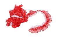 Cinta de Encaje de Malla de 5 Yardas, Borde de Encaje Bordado de 5 Yardas, 5 Yardas, Multicolor, 45 Mm, Puntos de Impresión, Borde Plisado, Cinta de Encaje de Malla, Lentejuelas