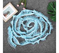 Cinta de Encaje de Malla de 5 Yardas, Malla con Adornos de Encaje, 5 Yardas, Multicolor, Adornos de Encaje Bordados de 5 Yardas, Puntos de Impresión de 45 Mm, Adornos Plisados,
