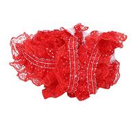 Cinta de Encaje de Malla de 5 Yardas, Ribete de Encaje Bordado de 5 Yardas, 5 Yardas, Multicolor, 45 Mm, Puntos de Impresión, Ribete Plisado, Cinta de Encaje de Malla,