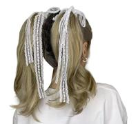 Cinta de encaje de moda para el pelo para niñas dulces anillos de pelo para todos los días para varios peinados y edades