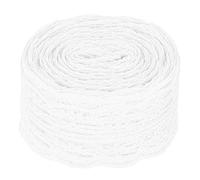 Cinta de encaje Estilo vintage Acolchado reutilizable amigable con la piel Suministros para decoración de bodas Uso diario Material de nailon 10 metros (Blanca)
