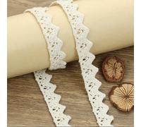 Cinta de encaje floral, 10m Floral Lace Edging Trim For DIY Crafts Wedding Gift Wrapping Holiday Decor(Style E Width 1.5cm)
