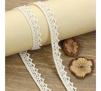 Cinta de encaje floral, 10m Floral Lace Edging Trim For DIY Crafts Wedding Gift Wrapping Holiday Decor(Style D Width 1.3cm)