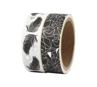 Cinta de enmascarar Washi de papel fino y mate con gráficos impresos de la serie Vivi Gade. ref 24772