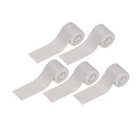 Cinta de Envoltura de Tuberías de PVC para Tubos Acondicionadores Cinta de Prevención de Aceite para Cables Eléctricos y Piezas de Máquinas 5 Rollos de Protectora de 6 Cm de Ancho (GREY)