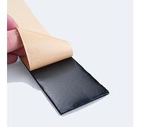 Cinta de espuma autoadhesiva para burletes, Cinta autoadhesiva de espuma EPDM for sellado y reducción ruido negra 4 mm x 10-30(4mmx15mm)