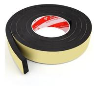 Cinta de espuma autoadhesiva para burletes, Cinta autoadhesiva de sellado espuma neopreno, espesor negro 1-50mm, ancho 10-40mm, longitud 10m(THICKNESS 5MM-10MM)