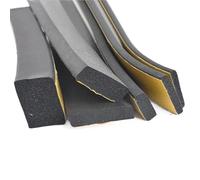 Cinta de espuma autoadhesiva para burletes, Tamaños múltiples autoadhesivos del negro de la cinta sello burlete espuma EVA(5mm x 30mm x 10m)