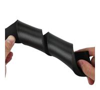 Cinta de espuma autoadhesiva para burletes, Tamaños múltiples del negro autoadhesivo de goma la esponja tira EVA for el sello ventana puerta(3mmx 20mm X 10m)