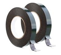 Cinta de espuma, cinta oficina 2 piezas Espesor mm ancho 10-50 5 metros largo esponja doble cara adhesiva montaje impermeable Rollo Adornos for automóviles(15 mm*2 mm*5 meters)