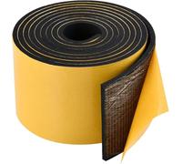 Cinta De Espuma De 3 Metros 100 Mm De Ancho X 6 Mm De Grosor Burlete De Neopreno Autoadhesivo Junta De Goma Antivibración Anticolisión (6 Mm X 10 M)
