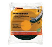 Cinta de espuma de goma esponjosa negra Frost King R516H de 114 x 716 x 10 pies de espesor
