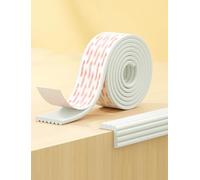 Cinta de espuma para bordes de muebles, protector de borde extra ancho de 8 cm para escalones de armario y litera, 5 metros de longitud, cojín plano y protector de borde
