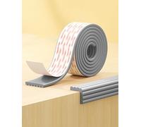 Cinta de espuma para bordes de muebles, protector de borde extra ancho de 8 cm para escalones de armario y litera, 5 metros de longitud, cojín plano y protector de bordes