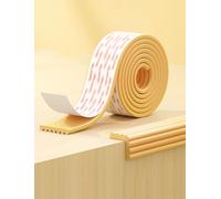 Cinta de espuma para bordes de muebles, protector de borde extra ancho de 8 cm para escalones de armario y litera, 5 metros de longitud, cojín plano y protector de borde