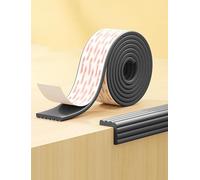 Cinta de espuma para bordes de muebles, protector de borde extra ancho de 8 cm para escalones de armario y litera, 5 metros de longitud, cojín plano y protector de bordes