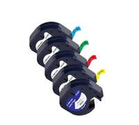 Cinta de Etiqueta Blanca de plástico 91201 91221 91331 91202 Cinta LT de 12 mm Compatible con LT-100H LT100H Etiquetadora 5PK 10PK(5PK 5Mixed Colors)