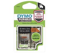 Cinta De Etiqueta Durable D1 - 12Mm X 3M Negra Sobre Naranja - 1978367