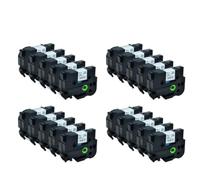 Cinta de Etiquetas 20PCS Laminada Impresión Negra sobre Blanco 0. 94 Pulgadas 24 mm x 8 m Compatible con rotuladora 1 Pulgada TZe-251 TZe251 Tz-251