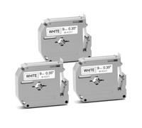 Cinta de Etiquetas Compatible con Brother PTouch MK221 Etiquetas Recambios