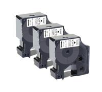 Cinta de etiquetas negra sobre blanca de 24 mm 53713 Compatible con cinta D1 53713 Suministros de impresora para el número de pieza 53713 Compatible con LabelManager 450 500TS(3PK Black on White)