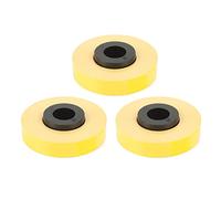 Cinta de Etiquetas PET, Recambio para Etiquetadora, 3 Rollos de 26.2ft x 9mm - Resistente al Desgarro, Impresión Clara y Duradera, Gestión de Cables y Datos (Amarilla)