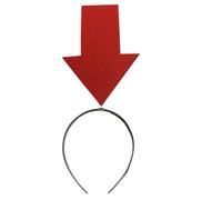 Cinta de exclamación Mark para disfraz de señorita divertida | para el pelo de novedad, decoración del círculo bopper elástico para la fiesta deportiva