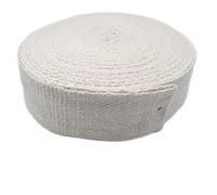 Cinta de fibra cerámica 1M de alta temperatura, junta ignífuga for hornos estufas industriales, ancho 30mm-100mm, espesor 3/5mm, 1 Uds(100x3mm)