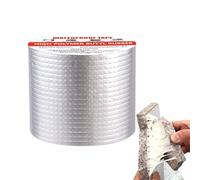 Cinta de fijación de fugas, adhesivo de goma resistente, lámina de aluminio múltiple, protección contra el calor, ideal para el mantenimiento de tuberías de coche, canalones de baño, uso en bricolaje