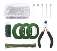 Cinta de flores para ramos, cinta de floristería de 1,2 cm de ancho, color verde - para envolver, decorar bodas, manualidades, jardinería, cumpleaños, arreglo de plantas