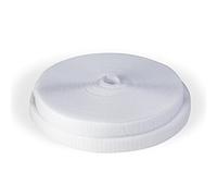 Cinta de Gancho y Bucle para coser blanco, Cinta de 25m x 25mm,no autoadesivo, Cinta de Gancho y Bucle para costura, Ideal para costura, Tapicería, Manualidades, Ropa y Proyectos de Organización