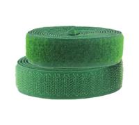 Cinta de gancho y bucle, tiras de nailon, Cinta adhesiva de for coser, no adhesiva, multicolor, varios tamaños, paquete de 2(Grass Green,50MM x 8 Yards)
