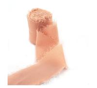 Cinta de gasa arrugada, Cinta de gasa borde deshilachado multicolor 4 cm x 5 m for casarse la decoración(Color3)