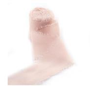 Cinta de gasa arrugada, Cinta de gasa borde deshilachado multicolor 4 cm x 5 m for casarse la decoración(Color4)