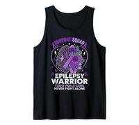 Cinta de Girasol Guerrero de la Epilepsia de Support Squad Camiseta sin Mangas