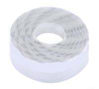 Cinta de goma de silicona para burlete de 25 mm x 300 cm, translúcida para puertas de vidrio y muebles