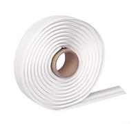 Cinta de goma para instalación de inodoro, para fijación de inodoros, impermeable, fuerte, sellador de huecos para fregadero, bañera, cocina, 16 mm x 1,68 m, color blanco
