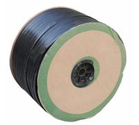 Cinta de goteo para verduras, jardín, gotero plano, cinta de riego por goteo integrada, cinta de riego de ahorro de agua para jardín, invernadero, granja (distancia de agujero de 15 cm, 15 m)