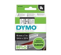 Cinta de impresora D1 19mm x 7m blanco y negro S0720830