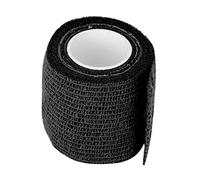 Cinta de kinesiología, cinta deportiva deportiva de algodón transpirable, cinta elástica para músculos de rodilla, tobillo, hombro, rollo adhesivo de tensión de 5 mx4,5 cm para lesiones(Negro)