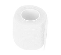 Cinta de kinesiología, cinta deportiva deportiva de algodón transpirable, cinta elástica para músculos de rodilla, tobillo, hombro, rollo adhesivo de tensión de 5 mx4,5 cm para lesiones(blanco)