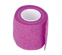 Cinta de kinesiología, cinta deportiva deportiva de algodón transpirable, cinta elástica para músculos de rodilla, tobillo, hombro, rollo adhesivo de tensión de 5 mx4,5 cm para lesiones(Rosa)